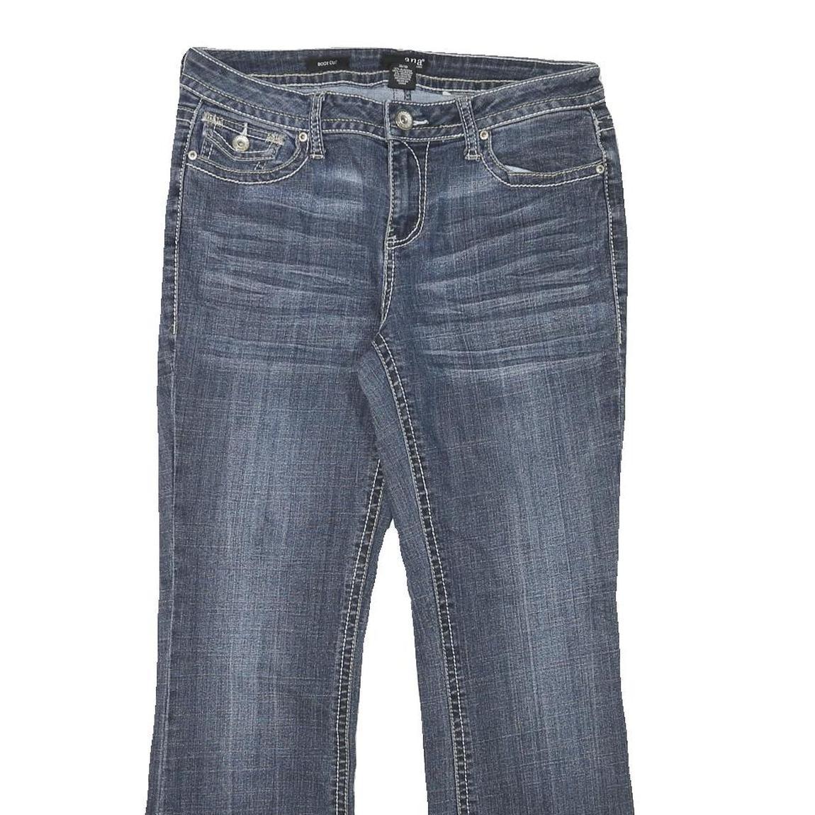 ANA Womens Jeans Blue Regular Bootcut Denim Medium W30 L28 Stylish Comfort Fit