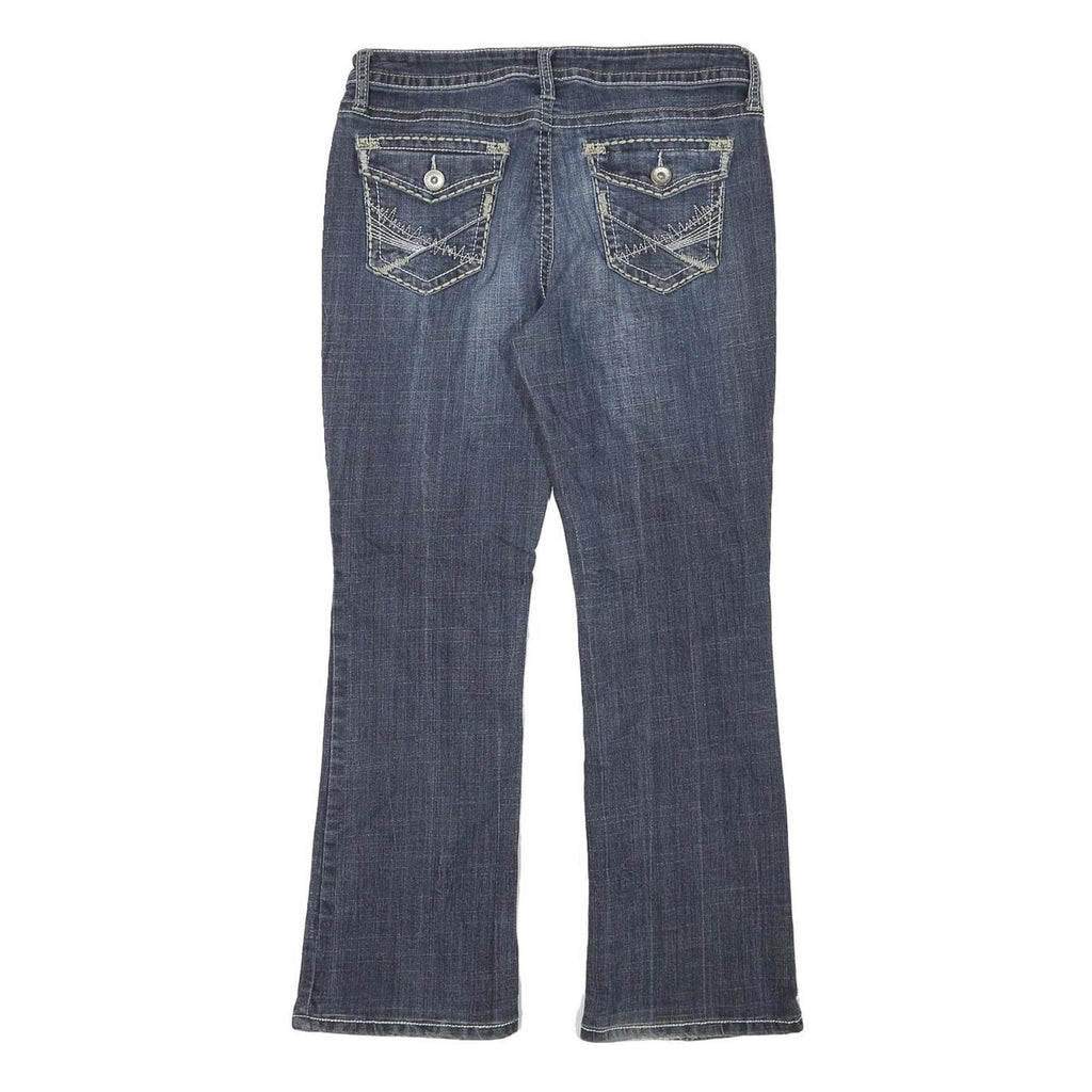 ANA Womens Jeans Blue Regular Bootcut Denim Medium W30 L28 Stylish Comfort Fit
