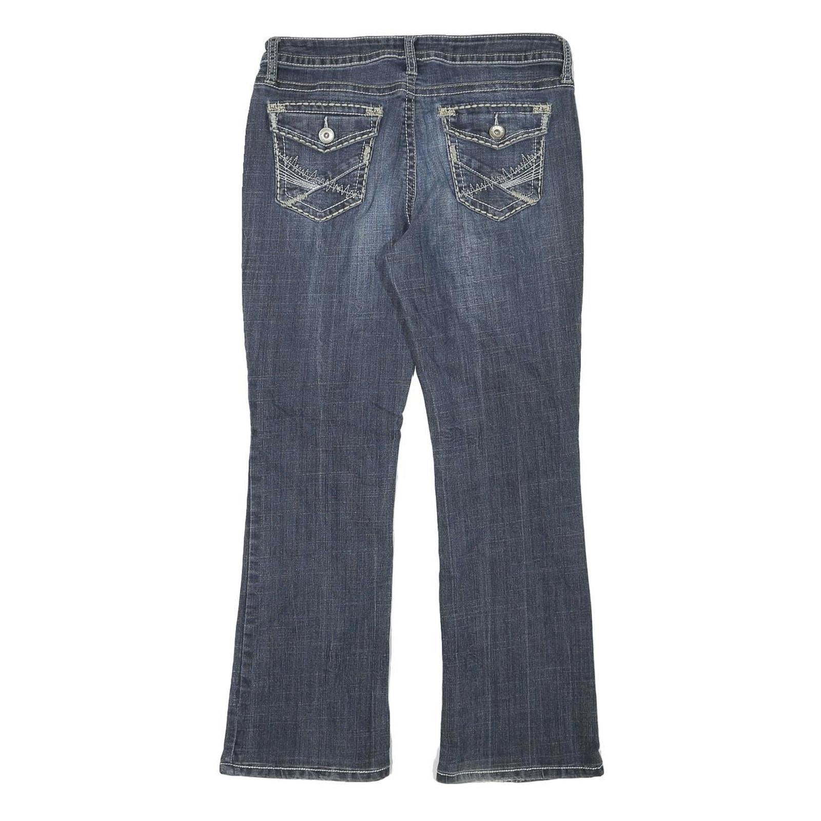 ANA Womens Jeans Blue Regular Bootcut Denim Medium W30 L28 Stylish Comfort Fit