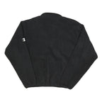 CHAMPION Mens Black Wisconsin Badgers Zip Jacket L Polyester Blend Plain