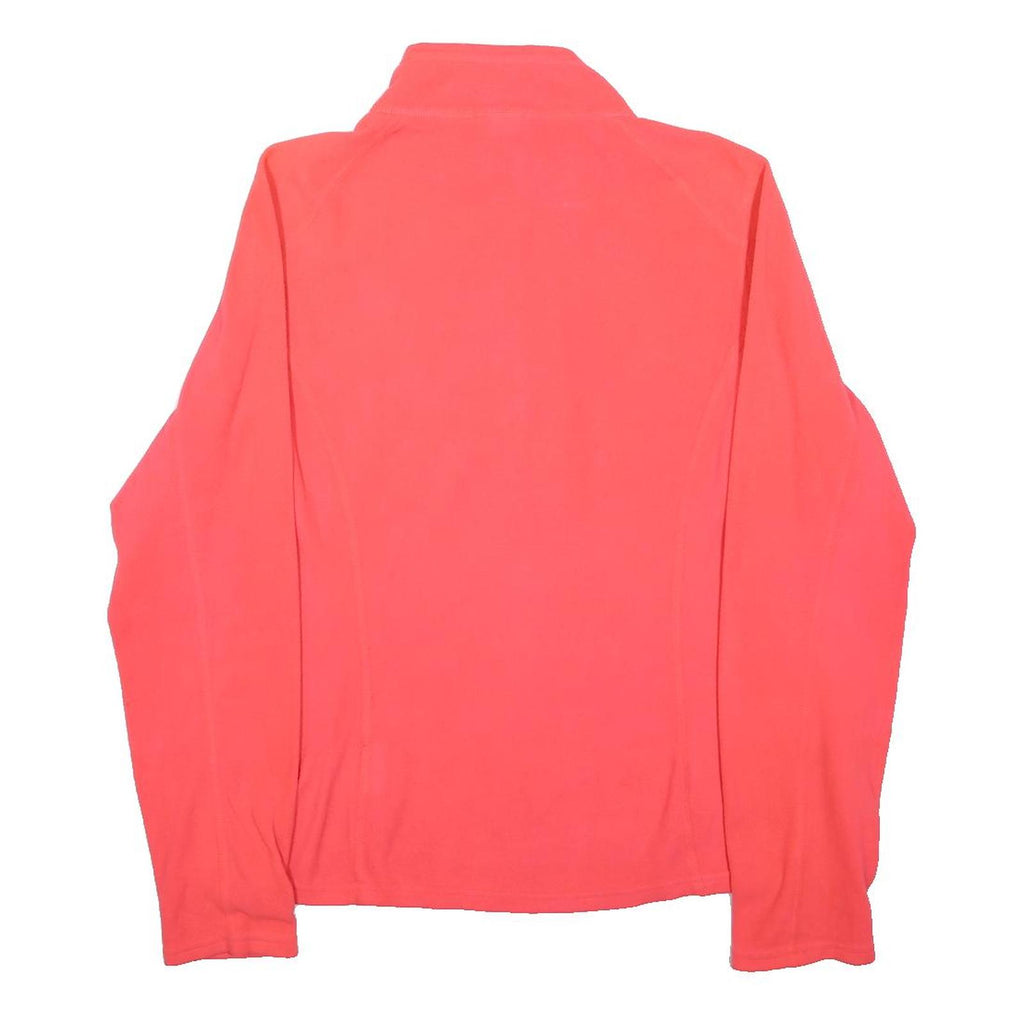 THE NORTH FACE Womens Coral Pink Fleece Jacket S Zip Outdoor Activewear