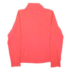 THE NORTH FACE Womens Coral Pink Fleece Jacket S Zip Outdoor Activewear