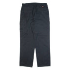 DICKIES Cargo Workwear Mens Trousers Black Regular Straight W38 L34