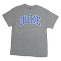 MV SPORT Mens Grey Duke Graphic T-Shirt M Short Sleeve Crew Neck Cotton