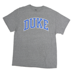 MV SPORT Mens Grey Duke Graphic T-Shirt M Short Sleeve Crew Neck Cotton