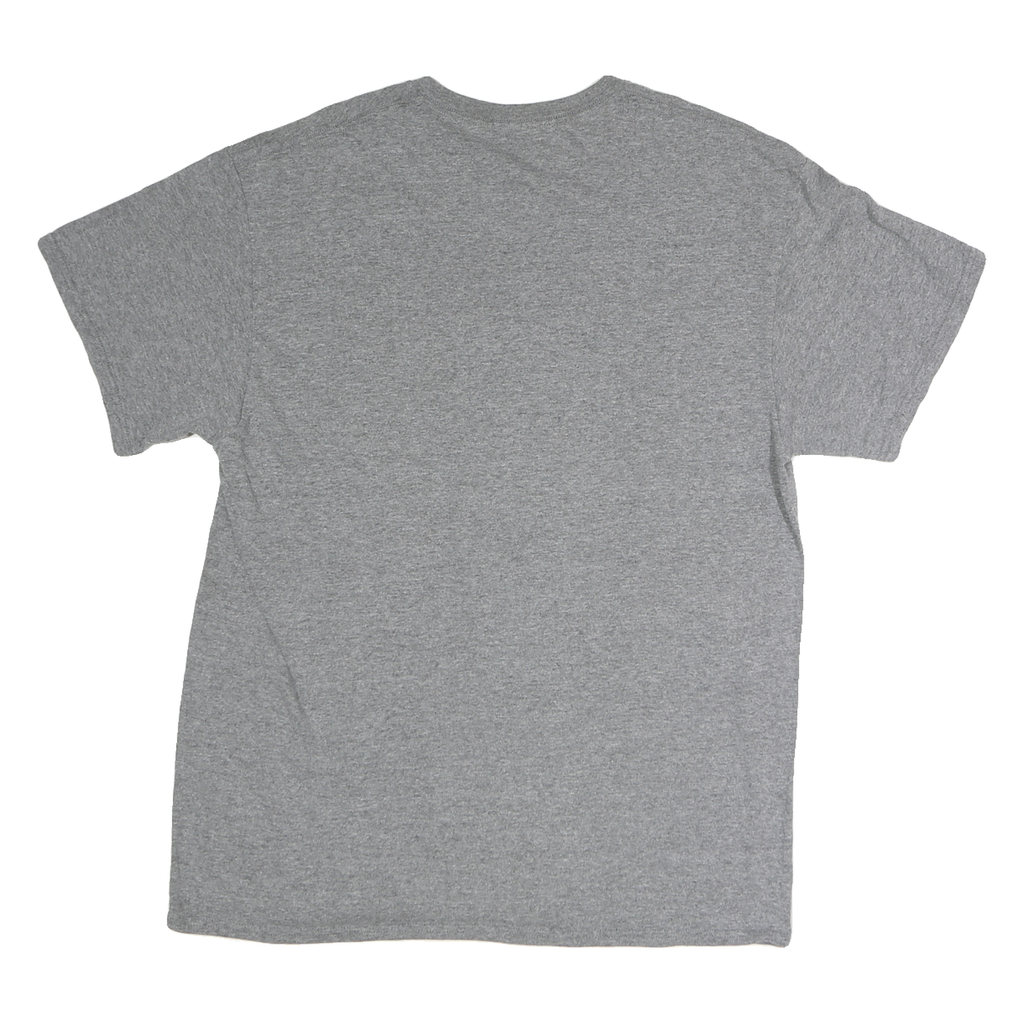 MV SPORT Mens Grey Duke Graphic T-Shirt M Short Sleeve Crew Neck Cotton