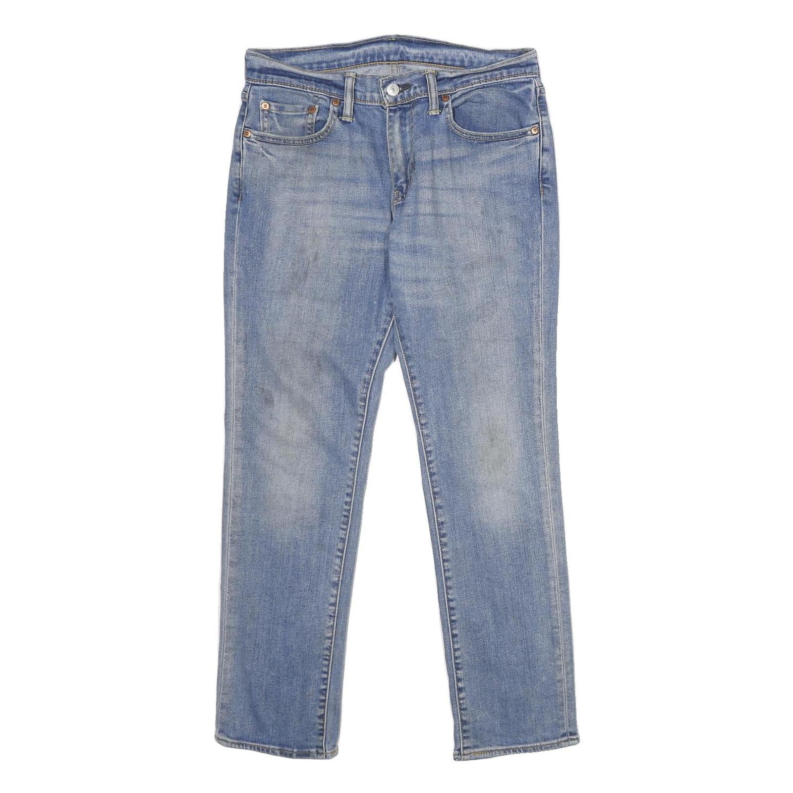 LEVI'S 511 BIG E Mens Jeans Blue Slim Skinny Denim Light W30 L30 Classic Style