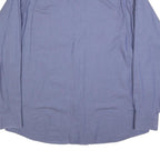 TOMMY HILFIGER Mens Blue Cotton Shirt XL Classic Button Long Sleeve