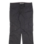 DICKIES Cargo Mens Trousers Black Relaxed Straight W31 L32