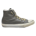 CONVERSE Womens Leather Casual High Top Boots Grey UK 4.5 Winter Lined