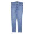 LEVI'S Womens Slim Blue Denim Jeans Cotton Blend W30 L32 Classic Zip Fastening