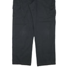 DICKIES Mens Cotton Blend Black Relaxed Straight Trousers W38 L32 Workwear Cargo