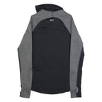 ADIDAS Activewear Womens Sweatshirt Black 1/4 Zip XS