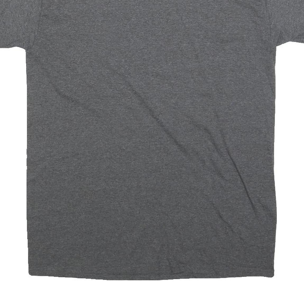 MLB Mens Grey Property Of Angels Graphic T-Shirt M Short Sleeve Crew Neck