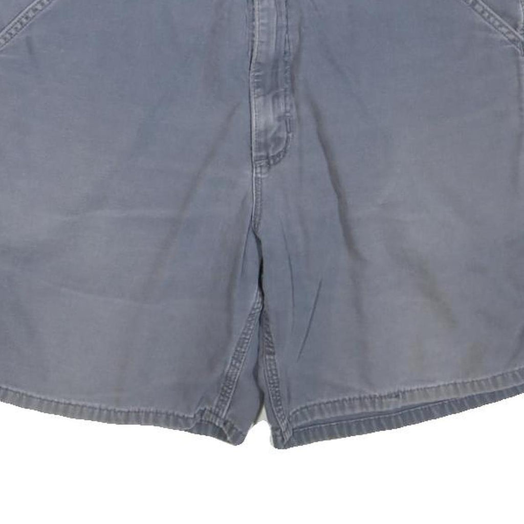 CARHARTT Mens Shorts Blue Casual Plain M W34 Cotton Blend Comfortable Relaxed