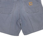 CARHARTT Mens Shorts Blue Casual Plain M W34 Cotton Blend Comfortable Relaxed