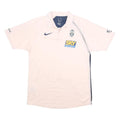NIKE Boys White Juventus Short Sleeve Cotton Polo Shirt XL Football Sponsor