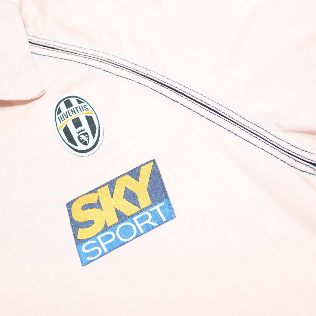 NIKE Boys White Juventus Short Sleeve Cotton Polo Shirt XL Football Sponsor