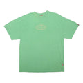 BALTIN Mens Green Graphic T-Shirt L Short Sleeve Crew Neck Casual Cotton Blend