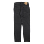 LEVI'S 501CT Womens Jeans Black Classic Straight Denim Raw W28 L29