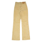 LEVI'S Ribcage Womens Corduroy Trousers Beige Regular Bootcut W24 L31
