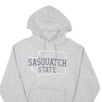 CHAMPION Mens Grey Sasquatch State Pullover Hoodie S Cotton Blend Comfort