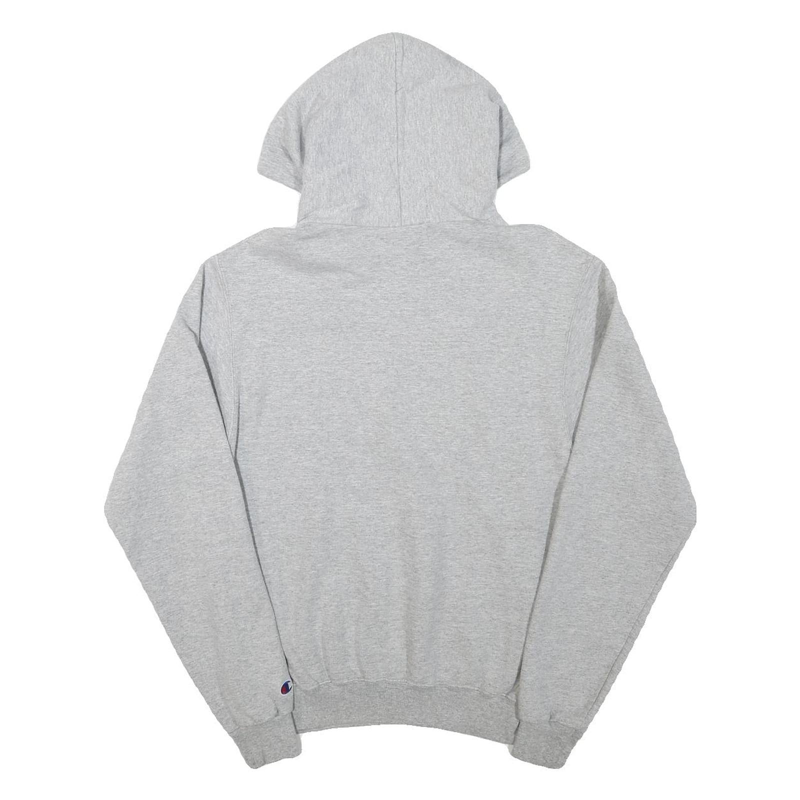 CHAMPION Mens Grey Sasquatch State Pullover Hoodie S Cotton Blend Comfort