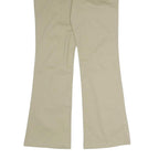 DICKIES Womens Cotton Blend Beige Regular Fit Flared Trousers W29 L30 Workwear