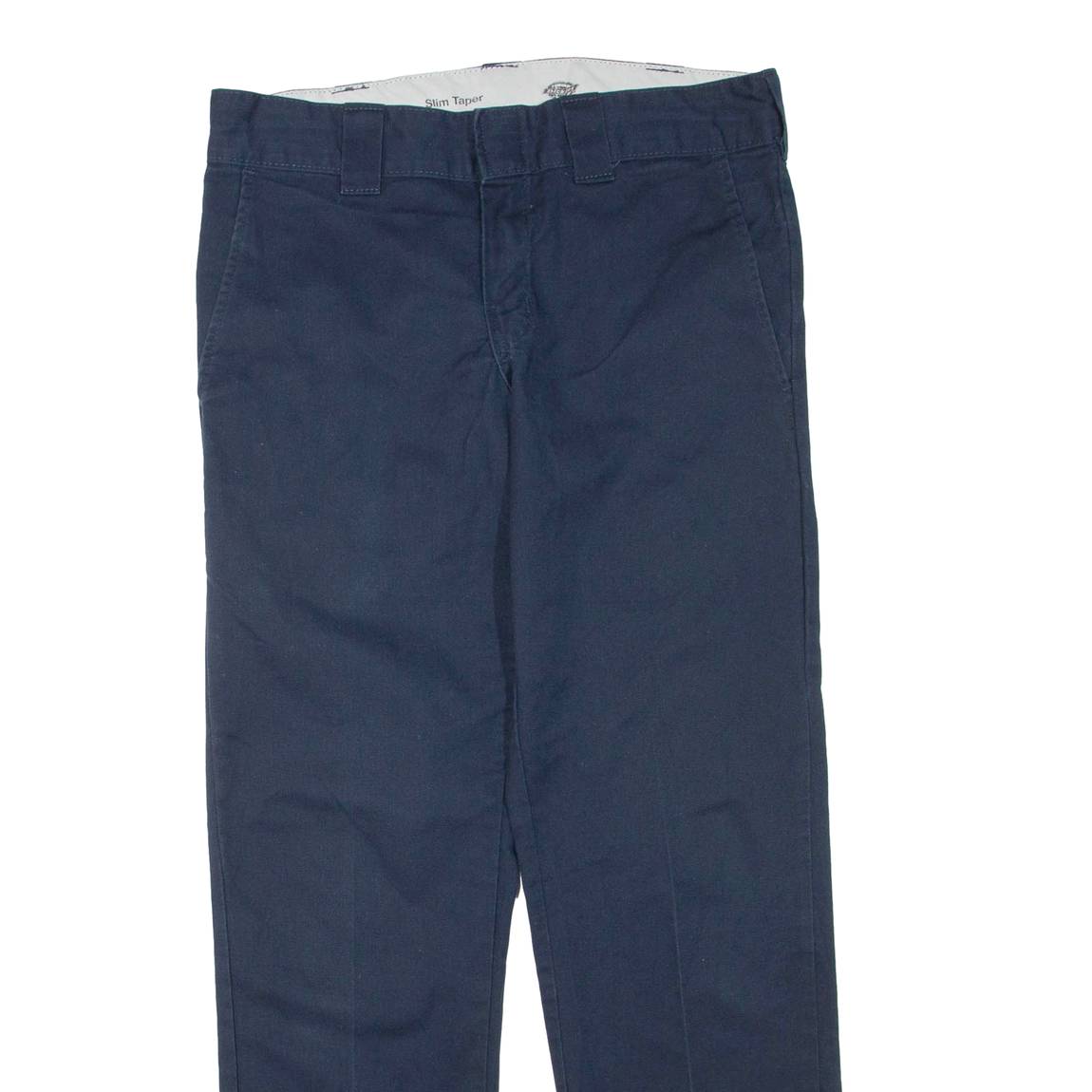 DICKIES Mens Trousers Blue Slim Tapered W30 L30