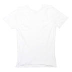 DIESEL Mens White Slogan T-Shirt S Short Sleeve Crew Neck Cotton Blend Casual