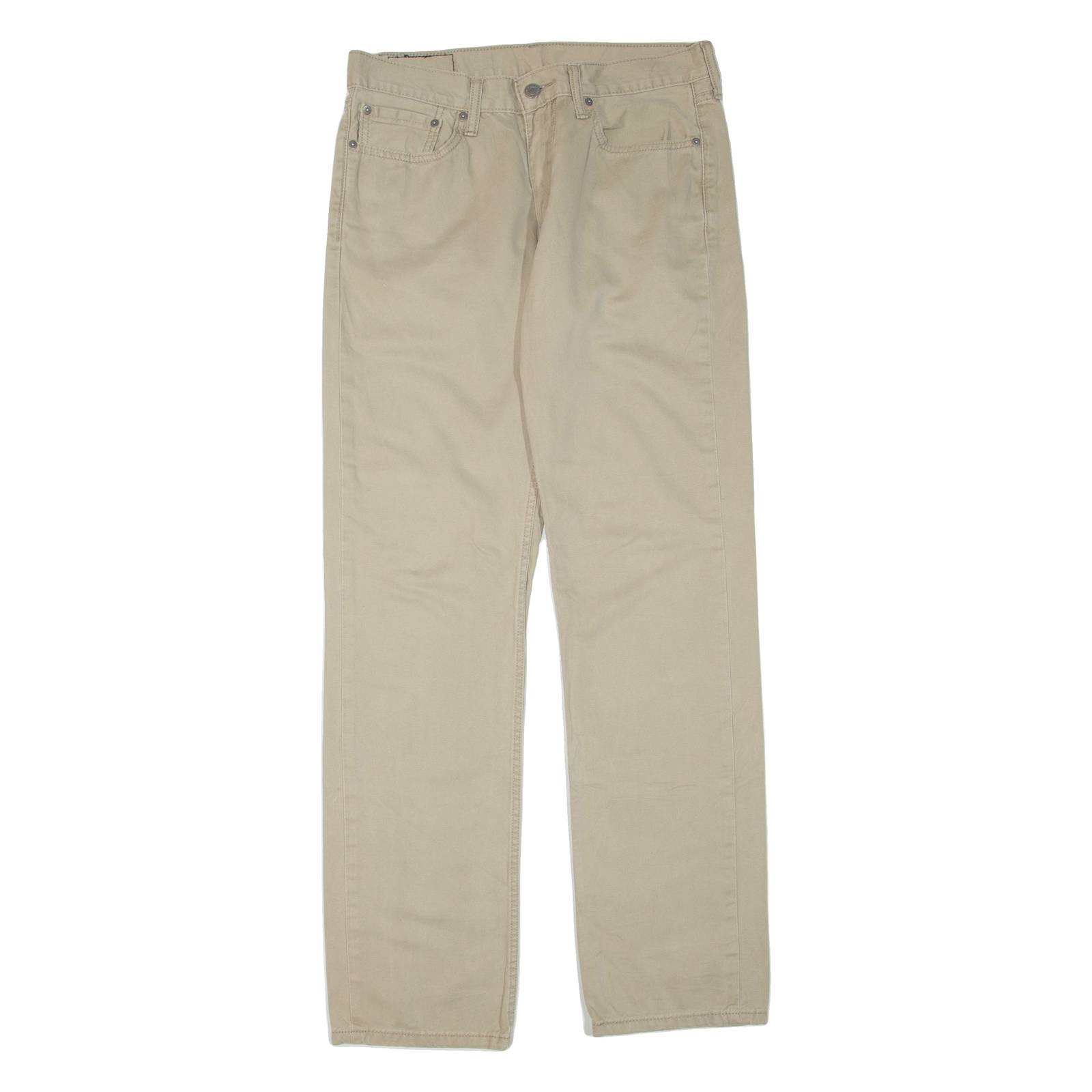 LEVI'S 514 Mens Trousers Beige Regular Straight W32 L34