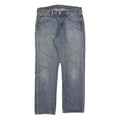 LEVI'S 501 Mens Jeans Blue Regular Straight Denim Medium W33 L30 Classic Button
