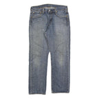 LEVI'S 501 Mens Jeans Blue Regular Straight Denim Medium W33 L30 Classic Button
