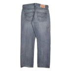 LEVI'S 501 Mens Jeans Blue Regular Straight Denim Medium W33 L30 Classic Button