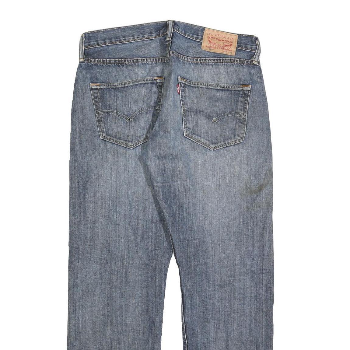 LEVI'S 501 Mens Jeans Blue Regular Straight Denim Medium W33 L30 Classic Button