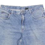 Mens Denim Blue Shorts XL W38 Classic Fit Cotton Blend Casual Summer Wear