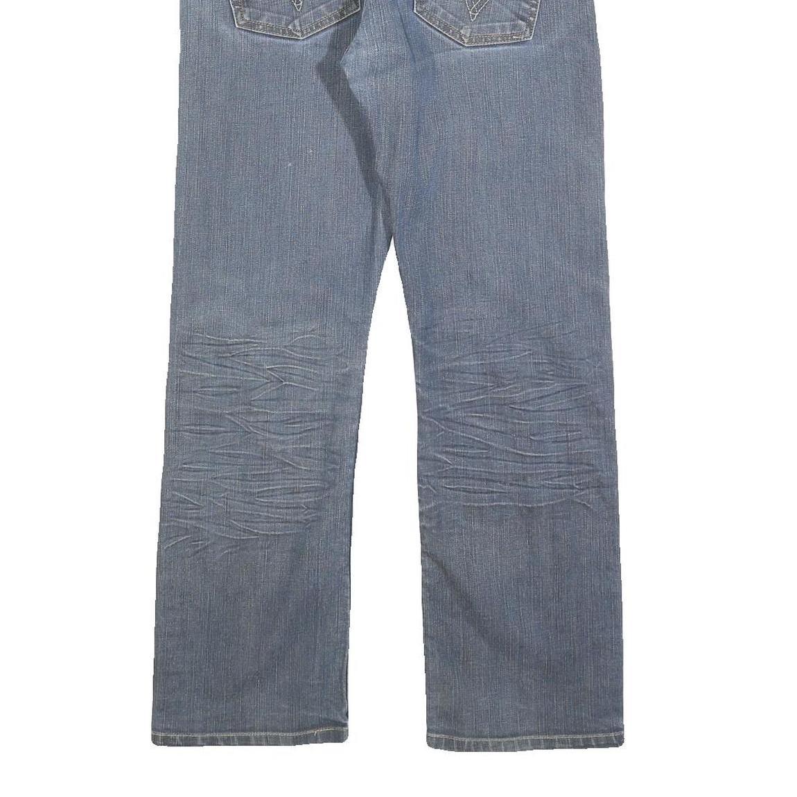 LEVI'S 506 Mens Jeans Blue Regular Straight Denim Medium W31 L27 Zip Cotton