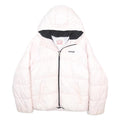 LEVI'S Girls White Jacket 14Y Polyester Puffer Hooded Zip Casual Warm Outerwear