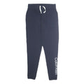 CALVIN KLEIN Mens Joggers Navy Blue Slim Tapered S W28 L29 Cotton Blend