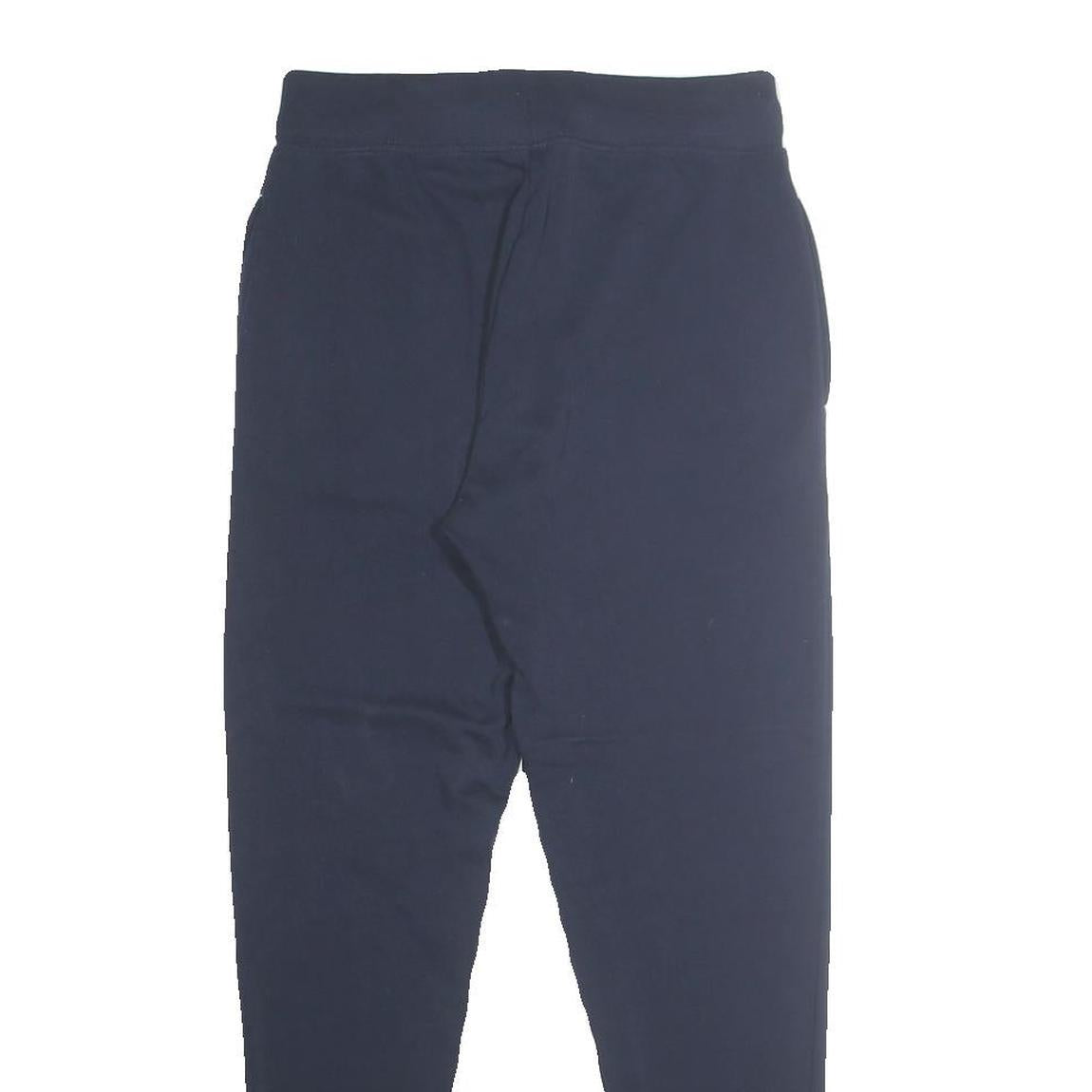 CALVIN KLEIN Mens Joggers Navy Blue Slim Tapered S W28 L29 Cotton Blend