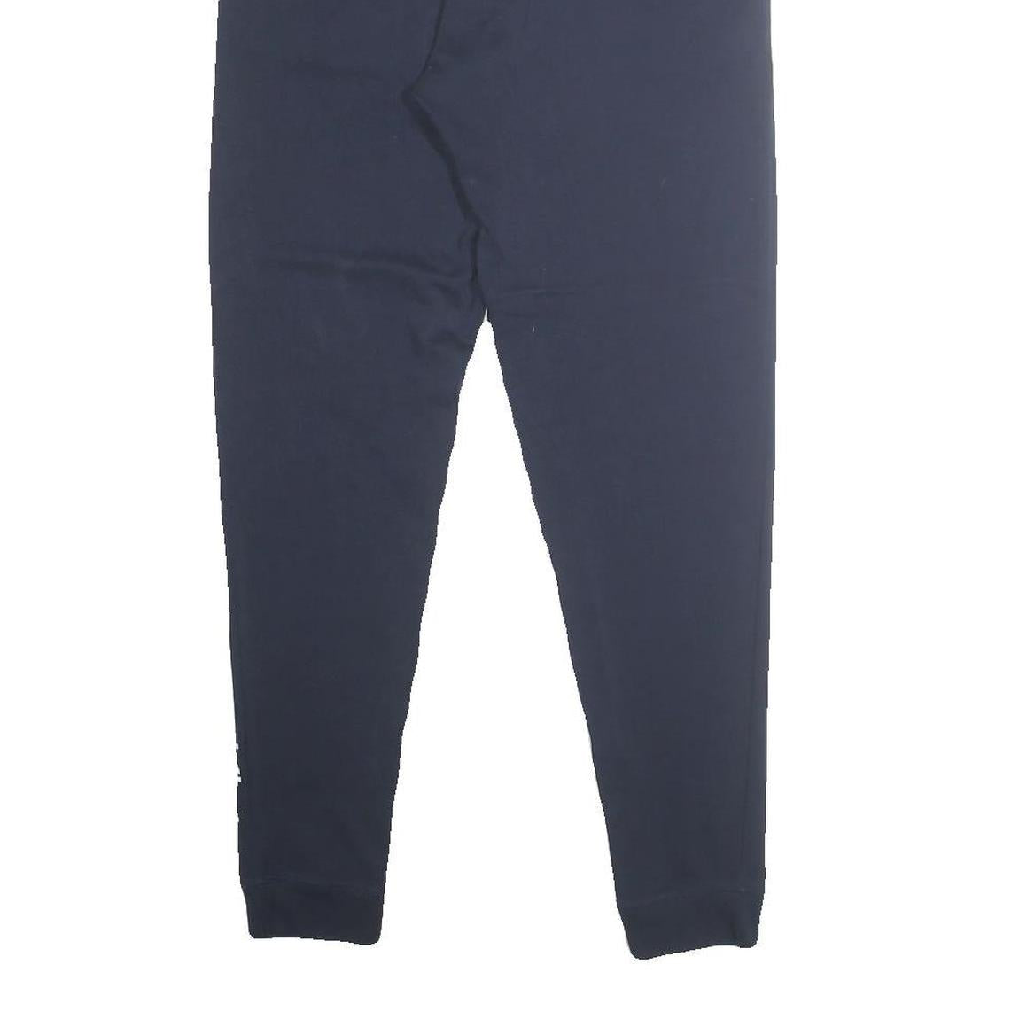 CALVIN KLEIN Mens Joggers Navy Blue Slim Tapered S W28 L29 Cotton Blend