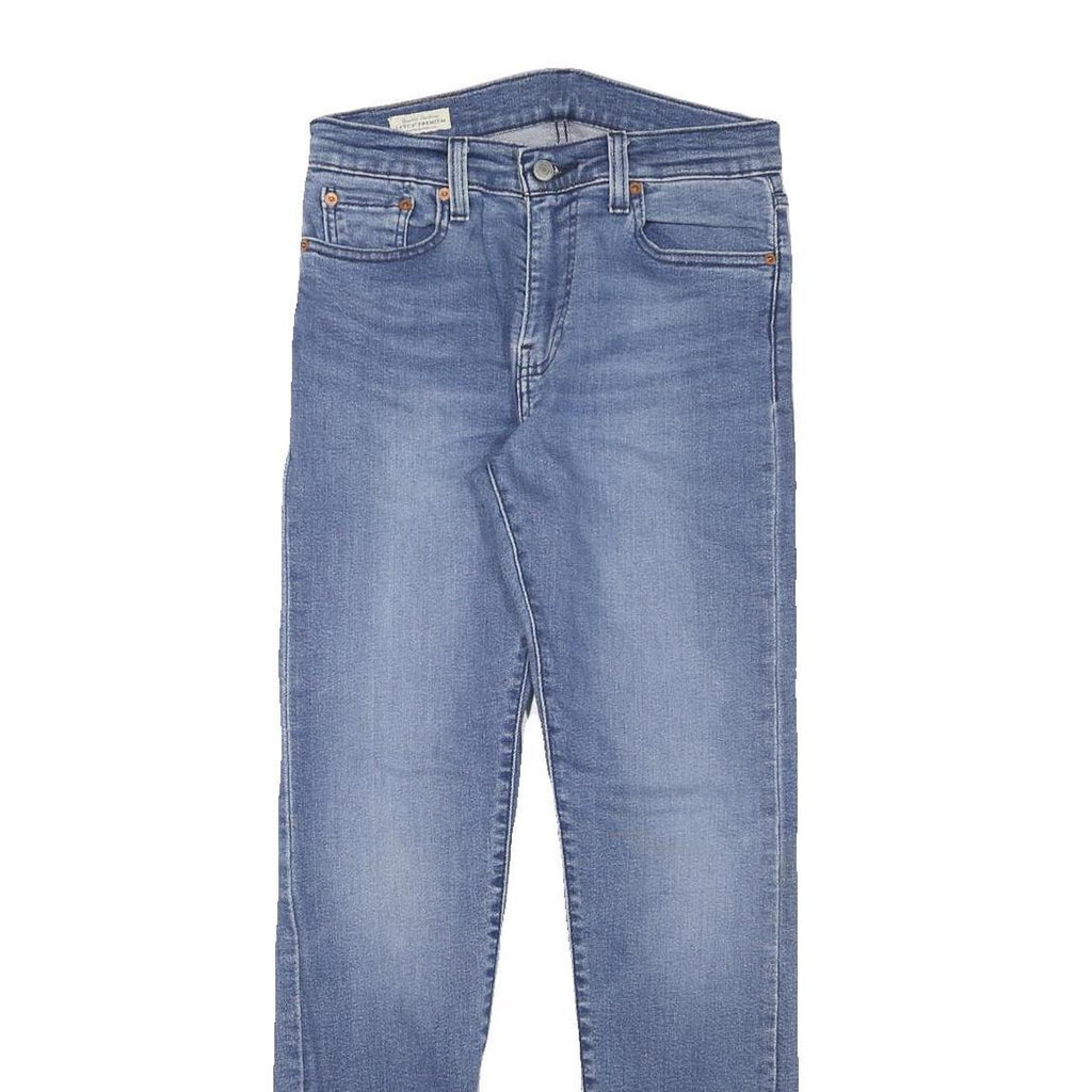 LEVI'S Mens Slim Blue Denim Skinny Jeans W28 L30 Cotton Blend Zip