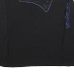 MAJESTIC Mens Black New England Patriots Long Sleeve Crew Neck T-Shirt XL