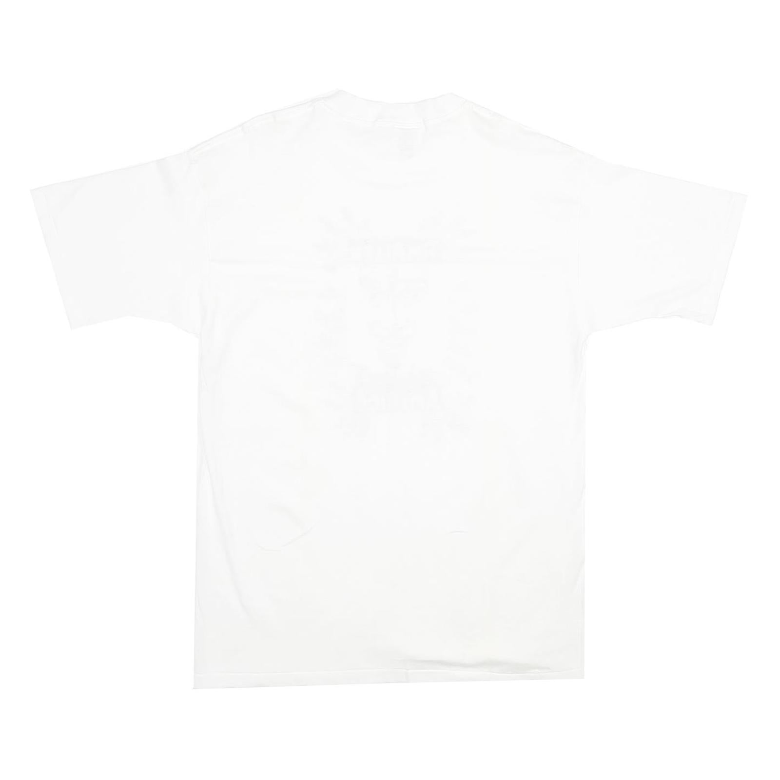 LEE Mens White Tim Allen Powers America Graphic T-Shirt L Short Sleeve Crew Neck