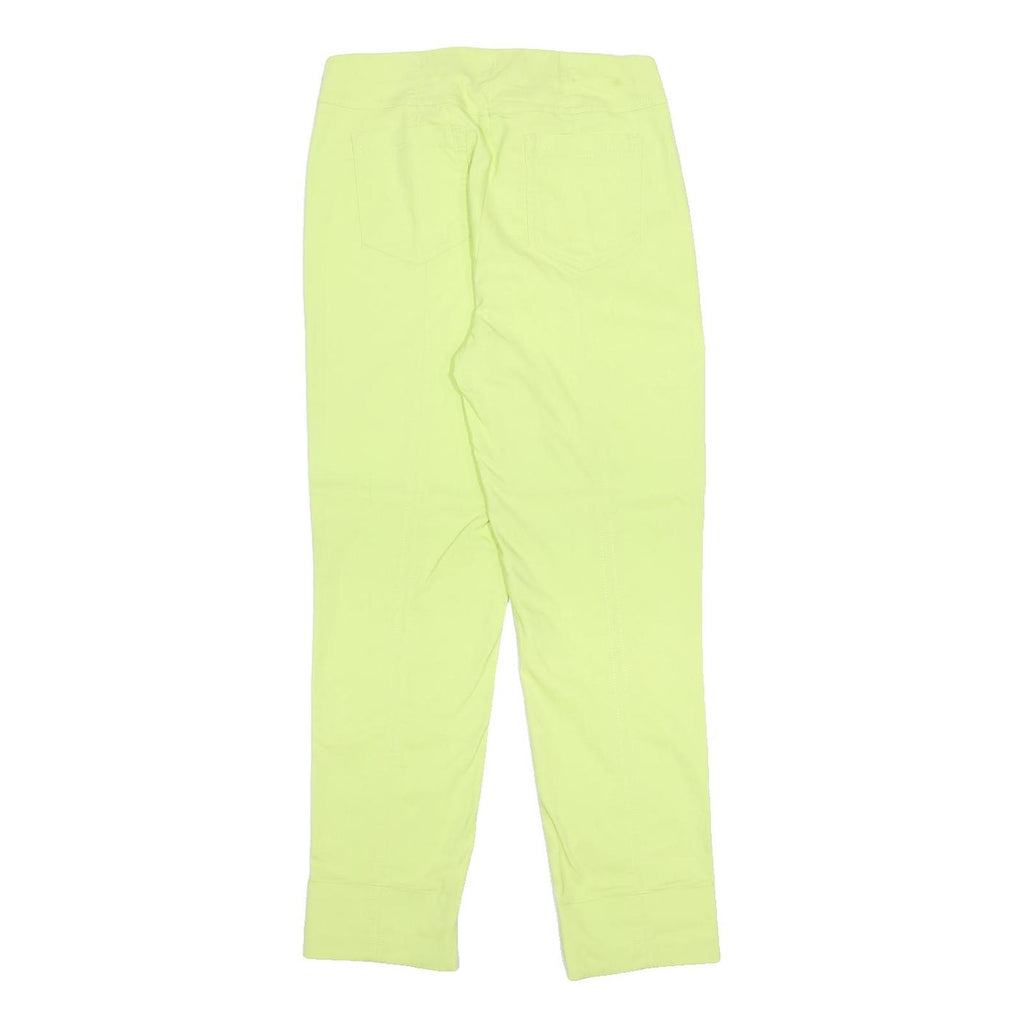 ROBELL Womens Slim Yellow Trousers W27 L27 Comfort Stretch Casual Style