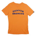 LEVI'S Mens Orange Denver Broncos Graphic T-Shirt M Short Sleeve Crew Neck