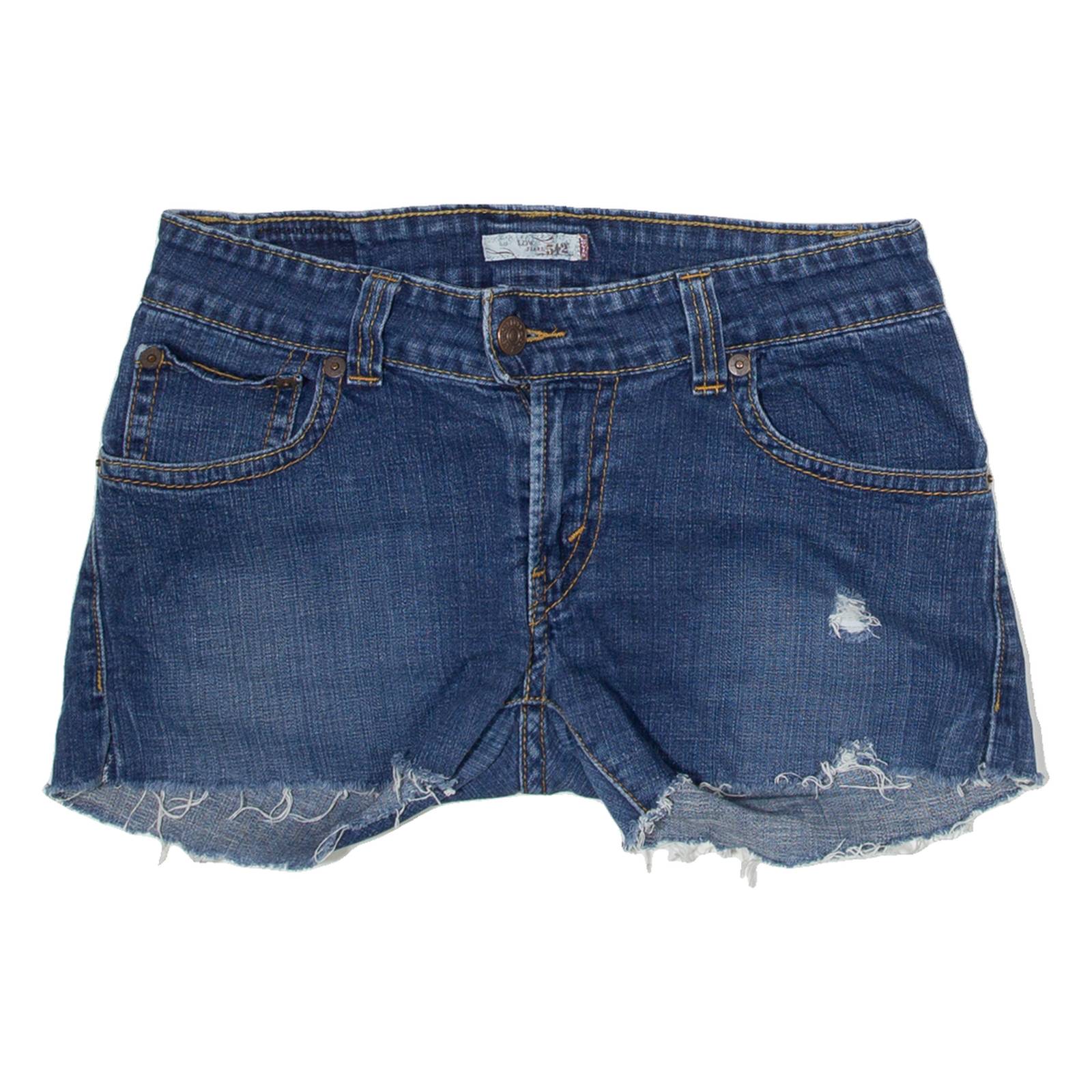 LEVI'S 542 Womens Denim Shorts Blue M W32