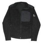 HELLY HANSEN Mens Black & Dark Grey Casual Pullover Plain Crew Neck Basic Knit S