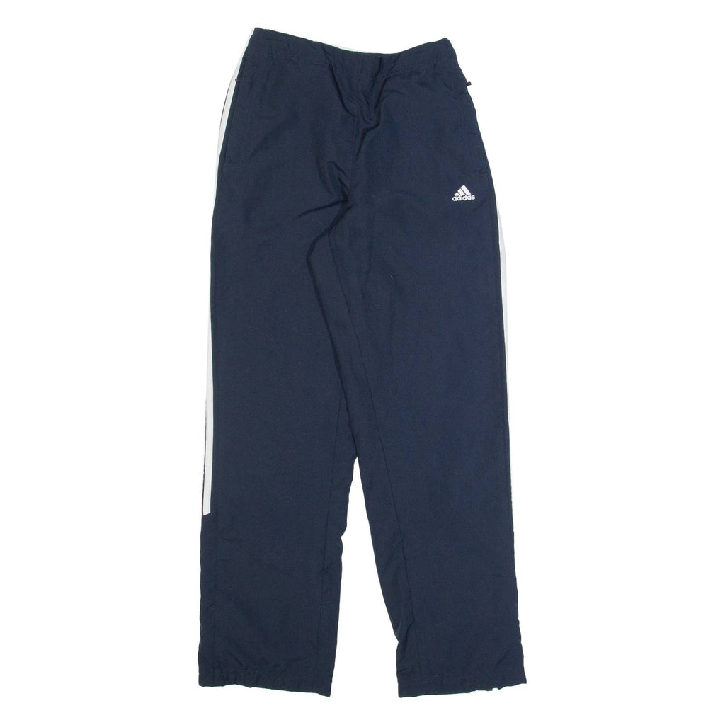 ADIDAS Womens Track Pants Blue Straight S W24 L29