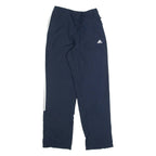 ADIDAS Womens Track Pants Blue Straight S W24 L29